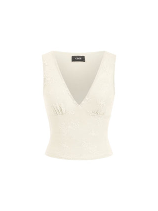 Floral V-neck Cami Tee