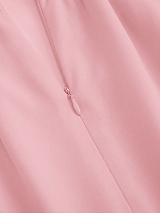 Boat Neck Backless Flared Maxi Dress