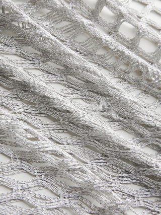 KNITTED FRINGED CAPE