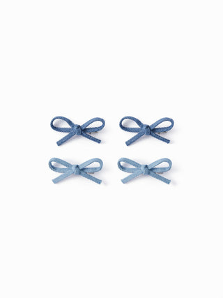 4PCS BOWKNOT HAIR CLIP SET