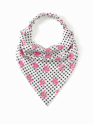 POLKA DOT FLORAL HEADBAND & SCRUNCHIE SET