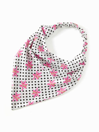 POLKA DOT FLORAL HEADBAND & SCRUNCHIE SET