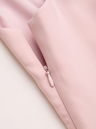 Puff Sleeve Bowknot Shrug & Mid Rise A-line Mini Dress Set
