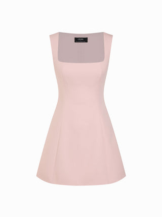 Puff Sleeve Bowknot Shrug & Mid Rise A-line Mini Dress Set