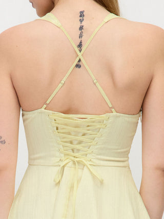 Shimmer Chiffon Sweetheart A-line Mini Dress