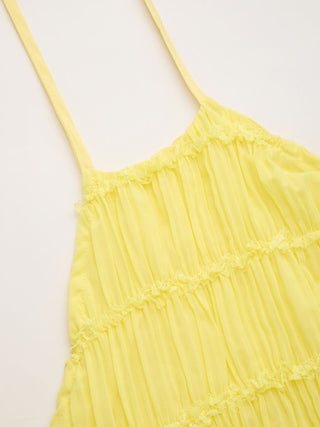 Chiffon Halter Neckline Sleeveless Ruched Straight Maxi Dress