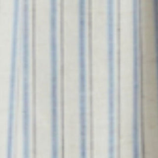 Cotton Striped Bandeau Ruched A-line Maxi Dress