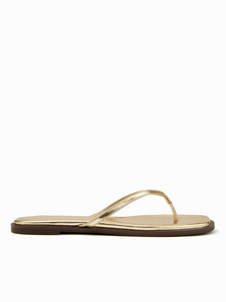 SQUARE TOE FLIP-FLOP SLIPPERS