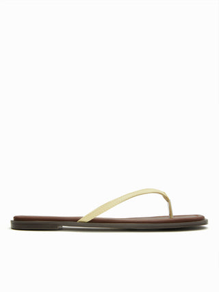 SQUARE TOE FLIP-FLOP SLIPPERS