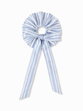 STRIPED BOWKNOT SCRUNCHIE