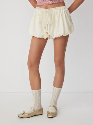 Low Rise Lace Bubble Shorts