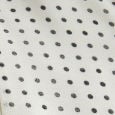 Chiffon Halter Neckline Polka Dot Ruffled Hem Ruched Maxi Dress