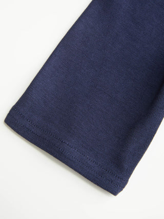 V-neck Mid-length Sleeve Ruched Split Hem Top