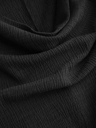 Textured Cowl Neck Bodycon Midi Dress