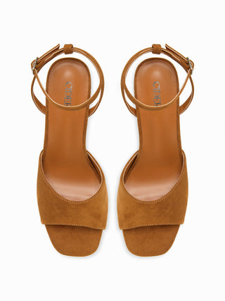 STRAPPY CHUNKY HEELS