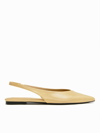 POINTED TOE SLINGBACK FLATS