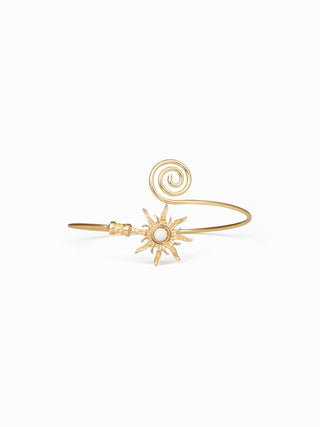 SUN & SPIRAL ARM CUFF