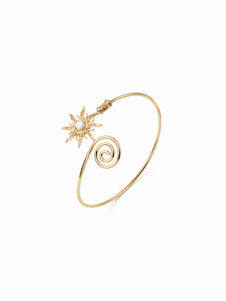 SUN & SPIRAL ARM CUFF
