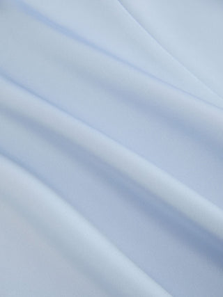 Satin Boat Neck Batwing Sleeve Bowknot Mermaid Maxi Dress