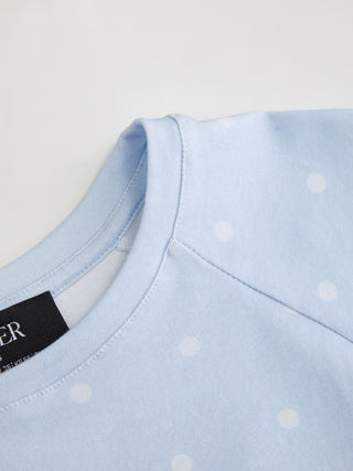 Polka Dot Lamb Print Short Sleeve Tee