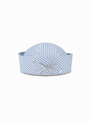 BOWKNOT STRIPED SAILOR HAT