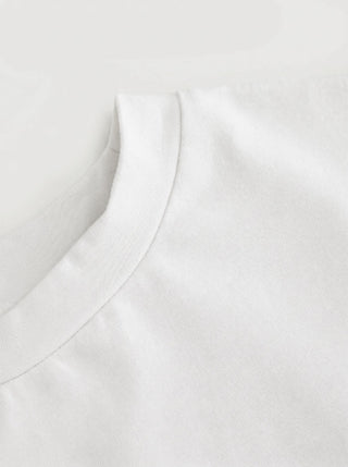 Cotton-blend Short Sleeve Ruffled Hem Tee