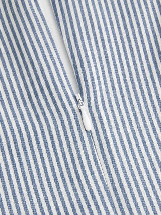 Striped Low Rise Bowknot A-line Mini Dress