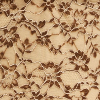 Lace Cowl Neck Ruffled Backless Cami Top With Chain