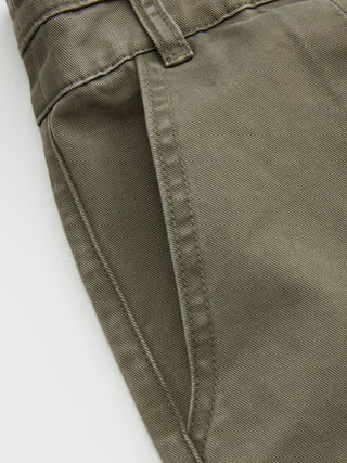 Washed Denim Low Rise Drawstring Hem Pleated Oversized Jogger Bermuda Jorts