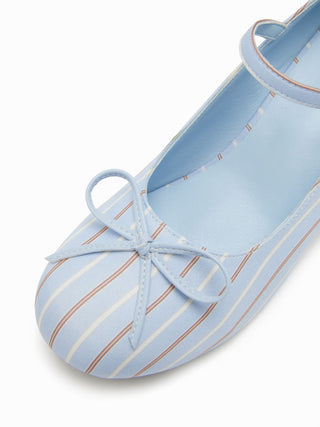 BOWKNOT CHUNKY HEELED MARY JANE SHOES