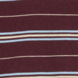 Cotton-blend Striped Polo Neck Short Sleeve Ruched Tee