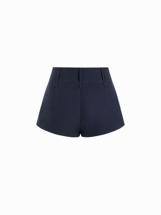 Mid-Rise A-Line Shorts
