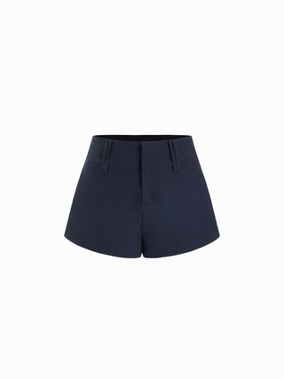 Mid-Rise A-Line Shorts