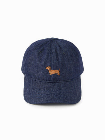 DOG EMBROIDERED BASEBALL CAP