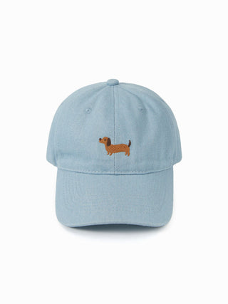 DOG EMBROIDERED BASEBALL CAP