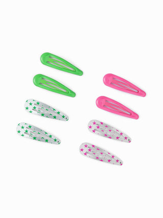 8PCS STAR HAIR CLIP SET