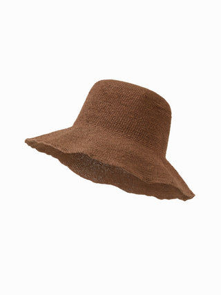 KNITTED BUCKET HAT