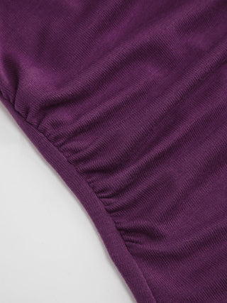 Lace Panel Ruched Henley Cami Top