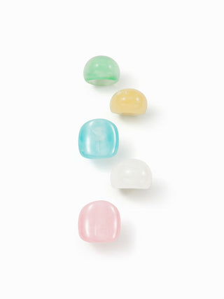 5PCS RESIN RING SET