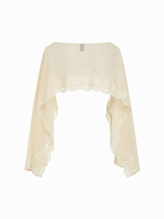 Chiffon Lace Panel Cape & Floral Cami High Rise Mini Dress Set
