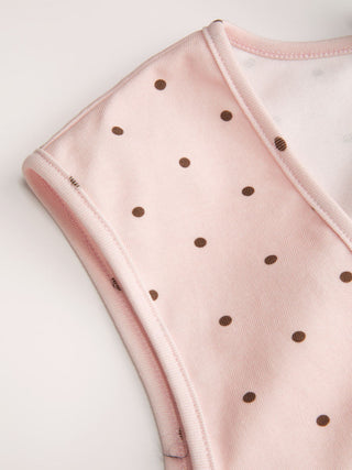 Cotton-blend V-neck Ruched Tank Top