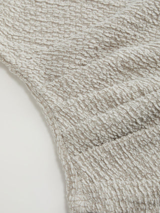 Cotton-blend Asymmetrical Neck Top