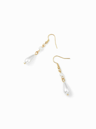 FAUX PEARL DROP EARRINGS