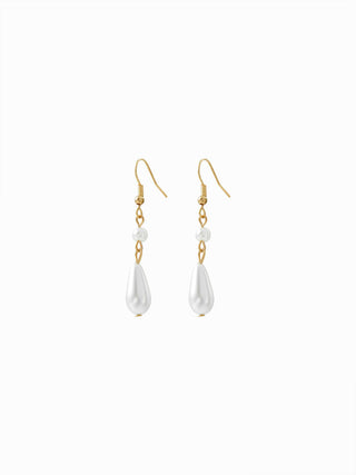 FAUX PEARL DROP EARRINGS