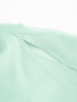 Boat Neck Draped Overlay Short Sleeve Top