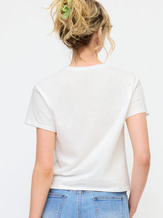 Cotton Floral Graphic Oversized Tee