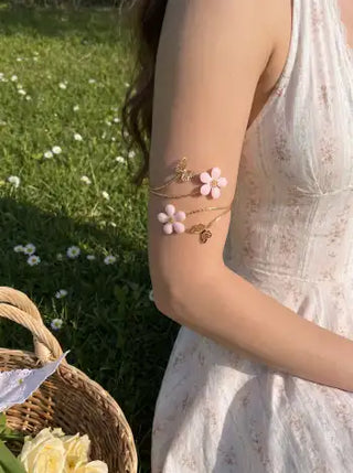 FLOWER & BUTTERFLY ARM CUFF