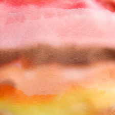Sun Charm Tie-Dye Tie Side Bikini Set with Lace Sarong
