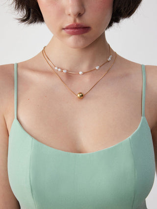 SPHERICAL LAYERED NECKLACE