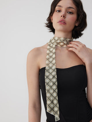 PLAID SCARF
